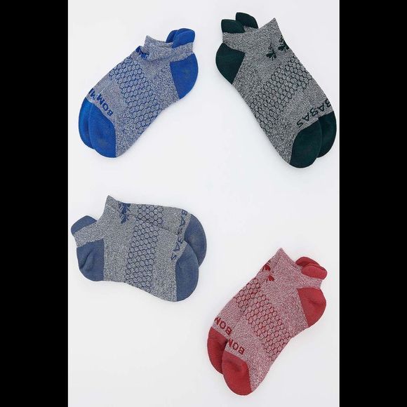 Bombas Men's Set of 4 Ankle Socks Originals - Picture 1 of 2